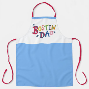Personalised Bostin Dad Black Country Apron