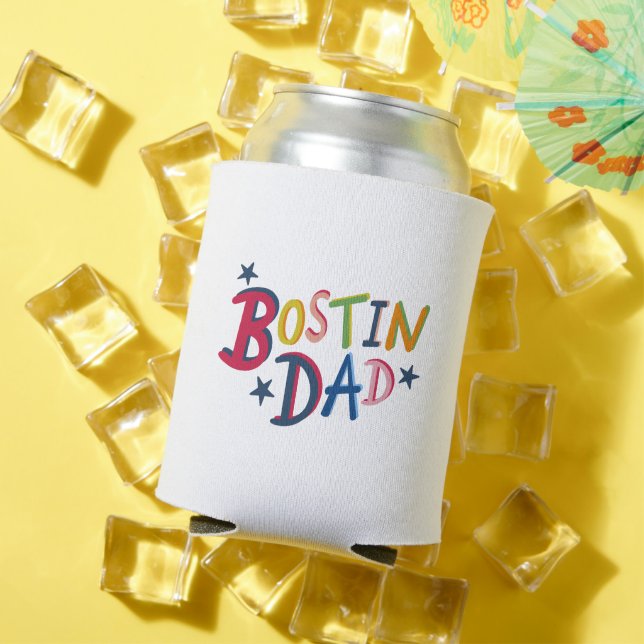 Personalised Bostin Dad Black Country Can Cooler (In Situ Summer)