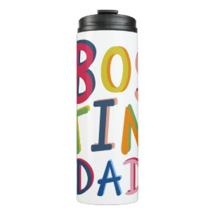 Personalised Bostin Dad Black Country Thermal Tumbler