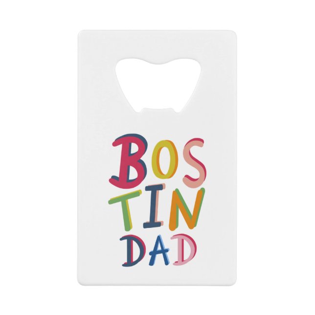 Personalised Bostin Dad Bottle Opener (Front)
