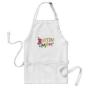 Personalised Bostin Mom Black Country Standard Apron