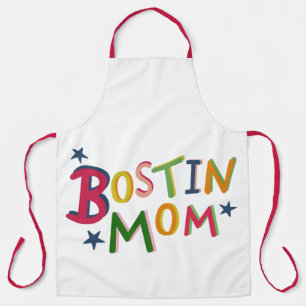 Personalised Bostin Mum Black Country Apron