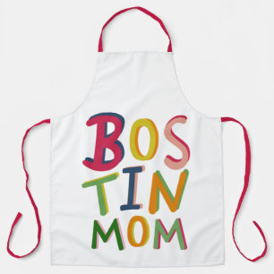 Personalised Bostin Mum Black Country Apron