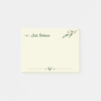 Personalised Botanical Zen Post-it® Notes