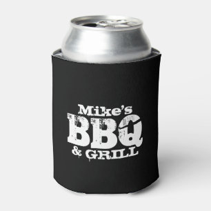 Personalised bottle and can coolers for BBQ party