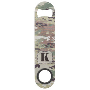 Personalised Bottle Opener Army OCP Camo Uniform