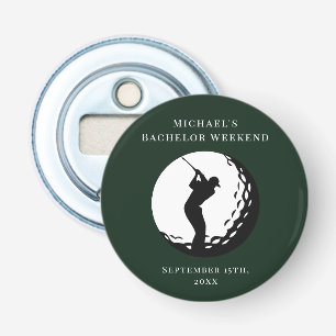 Personalised Bottle Opener   Bachelor Golf Weekend