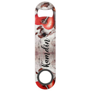 Personalised Bottle Opener Country Wood Key to my