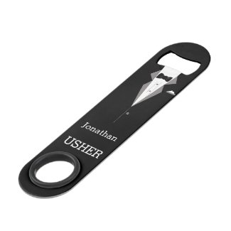 Personalised Bottle Opener, Tuxedo Party Wedding