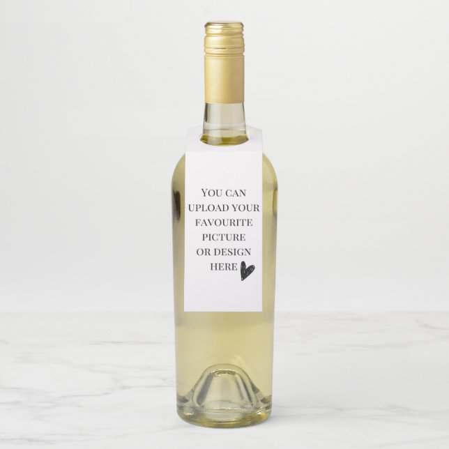 personalised bottle tag (On Bottle)