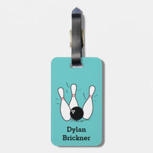 Personalised Bowling Bag Tag