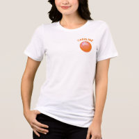 Personalised Bowling Club Team Name Pink Orange