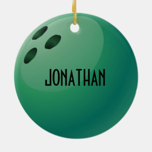 Personalised Bowling Ornament