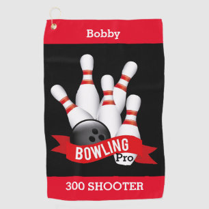 Personalised Bowling Pro Bowling Towel