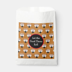 Personalised Bowling Themed Birthday Favour Bags