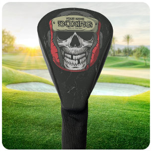 Personalised Boxer Fight Club Skeleton Boxing Gym  Golf Head Cover