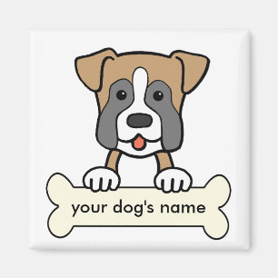Personalised Boxer Magnet