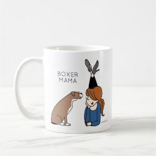Personalised Boxer Mama Coffee Mug