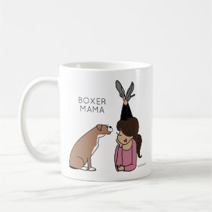 Personalised Boxer Mama Coffee Mug