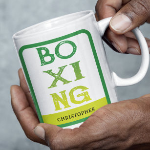 Personalised Boxer's Boxing Coffee Mug