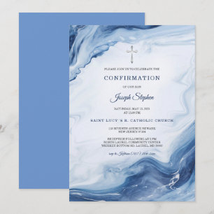 Personalised Boy Confirmation Invitations