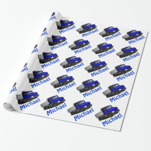 Personalised Boy Dump Truck Paper