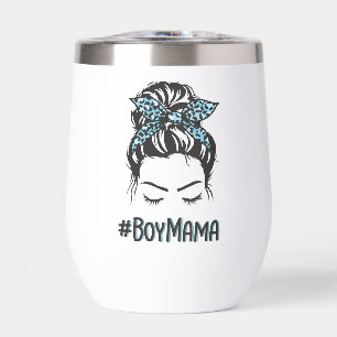 Personalised Boy Mama Messy Bun Boy Mum Gifts