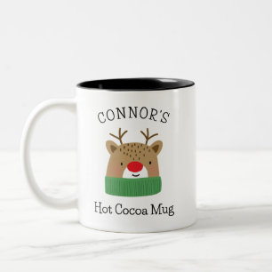 Personalised Boy or Girl Christmas Hot Cocoa Mug