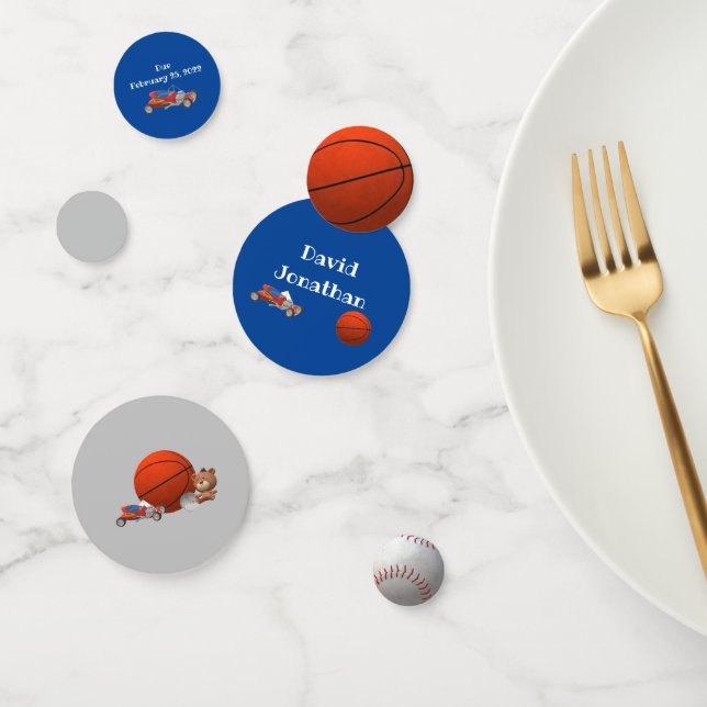 Personalised Boy Toys Confetti (Group)