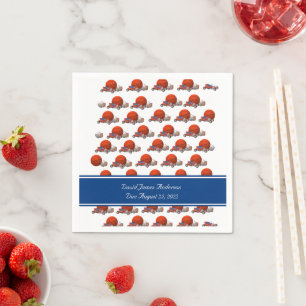 Personalised Boy Toys Themed Napkin