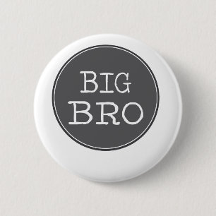 Personalised Boys Big Brother Gifts 6 Cm Round Badge