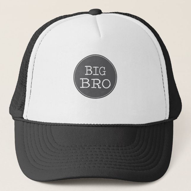 Personalised Boys Big Brother Gifts Trucker Hat (Front)