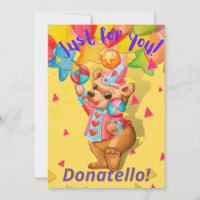 Personalised Boys Birthday Greeting Card 