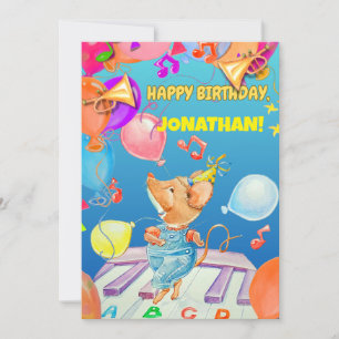 Personalised Boys Birthday Thank You Card