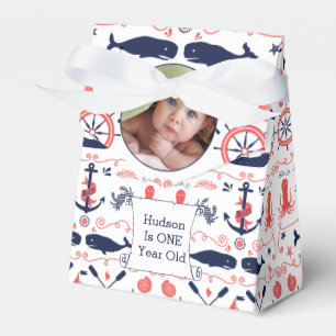 Personalised Boys Nautical Birthday Favour Box