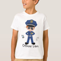Personalised Boys Police Officer Law Enforcment