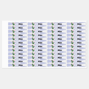Personalised Brachiosaurus Iron-On Name Labels
