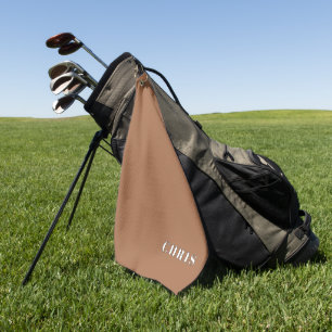Personalised Bran Golf Towel