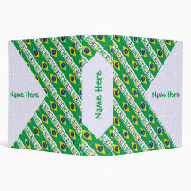 Personalised Brazil Tiled Flag