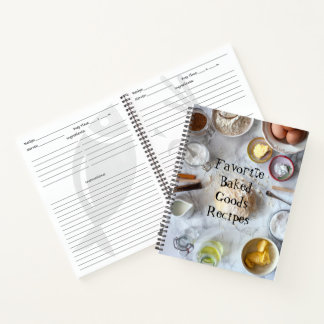 Personalised Bread and Baking Recipe Book
