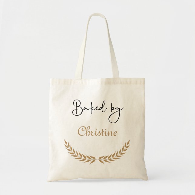 Personalised Bread Bag - Sourdough Bag, Market Bag (Front)