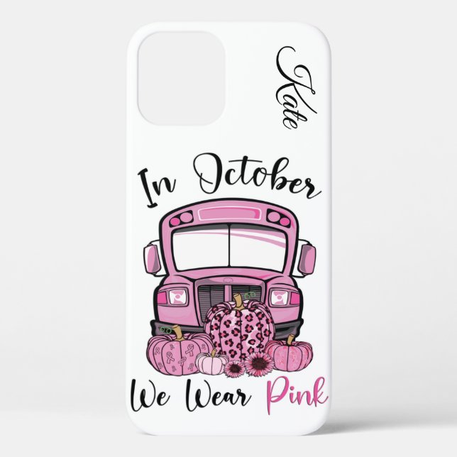 Personalised Breast Cancer Awareness Case-Mate iPh iPhone Case (Back)