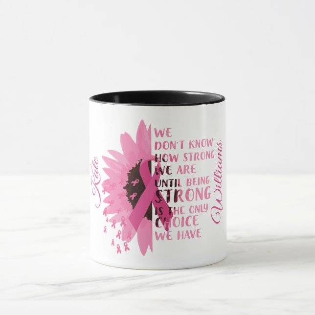 Personalised Breast Cancer Awareness Mug (Center)