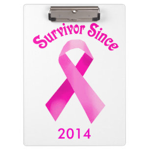 Personalised Breast Cancer Pink Ribbon Clipboard Clipboard