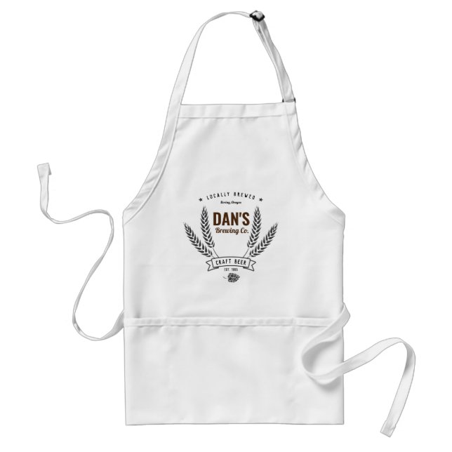 Personalised Brewing Company Apron (Front)