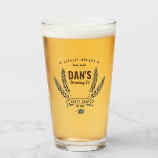 Personalised Brewing Company Beer Glass