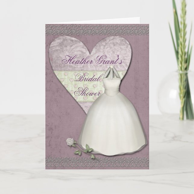 Personalised Bridal Shower Invitation (Front)