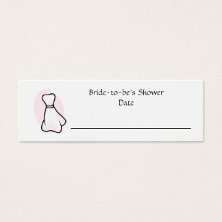 Personalised Bridal Shower Place Card