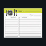 Personalised Bridal Shower Recipe Card<br><div class="desc">Start the bride off right with a collection of recipes from all her shower guests. Include this recipe card in the bridal shower invitation.</div>