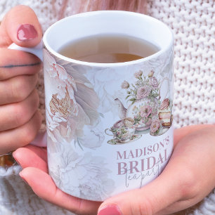 Personalised Bridal Tea Party Bone China Mug